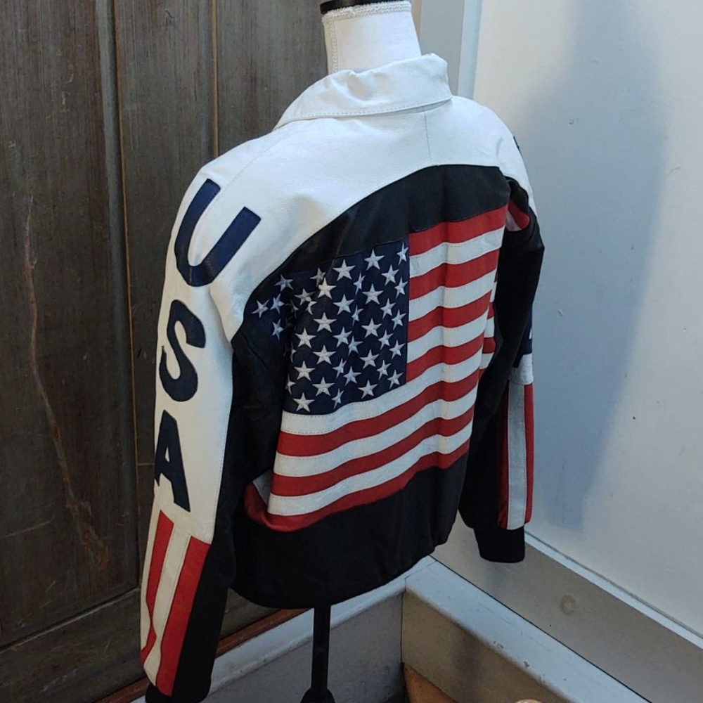 SOLD🌟⭐HP⭐Michael Hoban USA leather jacket - Picture 2 of 11